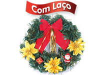 GUIRLANDAS RAMIFICADA - COD.: 180 GUIRLANDAS DECORADAS COM LAO - Pacote com 1 unidades