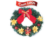 GUIRLANDAS RAMIFICADA - COD.: 185 GUIRLANDAS DECORADAS COM LAO - Pacote com 1 unidades