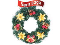 GUIRLANDAS RAMIFICADA - COD.: 185/1 GUIRLANDAS DECORADAS SEM LAO - Pacote com 1 unidades